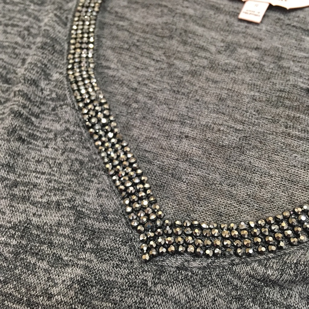 💋SALE💋 NWT/Juicy Couture Embellished Trim Top - Picture 5 of 6